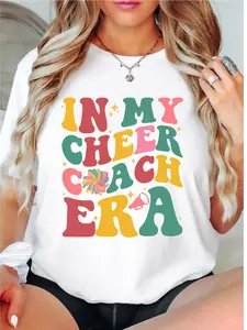 In My Cheer Coach Era T-Shirt, Cheer Coach Shirt, Cheerleading Gifts Tee, Cheer Team Tee, Cheerleader Coach Shirt, Gift T-Shirt For Coach, Sport Leader Short Sleeve.