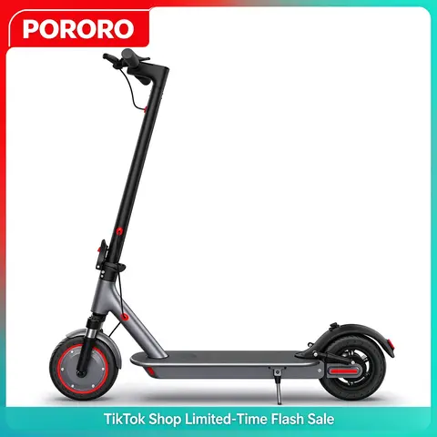 SummerWins Unisex Adult Electric Commuter Scooter - 350W Motor, 19 MPH Max Speed, 8.5'' Honeycomb Solid Tires, 12 Mi Range, Adjustable Speed, Foldable Alloy Body, Dual Braking System, App Control, LED Lighting, 14.8kg, Waterproof IP65, Commuter Gift