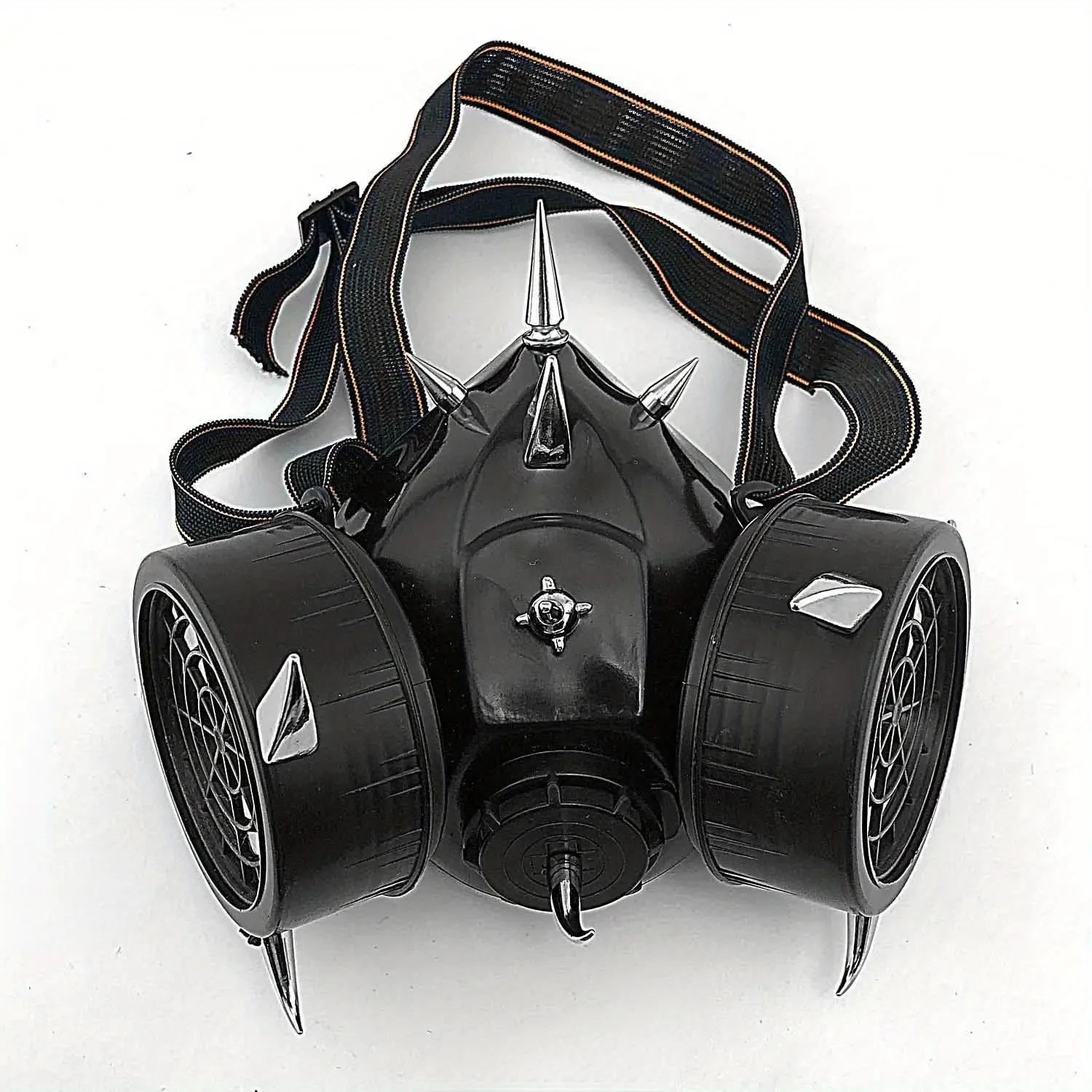 Steampunk Spike Gothic Japanese Cosplay Masuqes Gas Mask Respirator #102 Black
