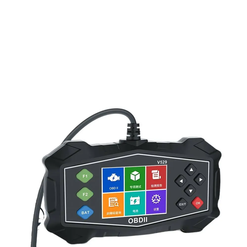 Handheld Multifunctional Car Diagnostic Code Reader - 2.8-Inch Fullcolor Touchscreen Compact Tablet, Portable Fault Scan Tool for Cars/SUVs (Chinese Language Supported)