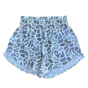 Multi-Color Camo Print Athletic Shorts, Trendy Sporty Style for Gym Workouts/Outdoor Activities/Casual Daily Wear