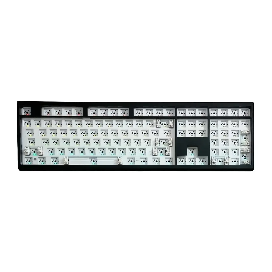 BOYI GMK108 Rechargeable Barebones Mechanical Keyboard Kit,VIA Programmable Keyboard,Gasket Mounted,3-Way BT5.0/2.4GHz Wireless/Type-C Hot-Swap RGB Backlit Full Size Custom PCB DIY Kit with Long-Lasting Battery,Full Key NKRO for Personal Computers Users