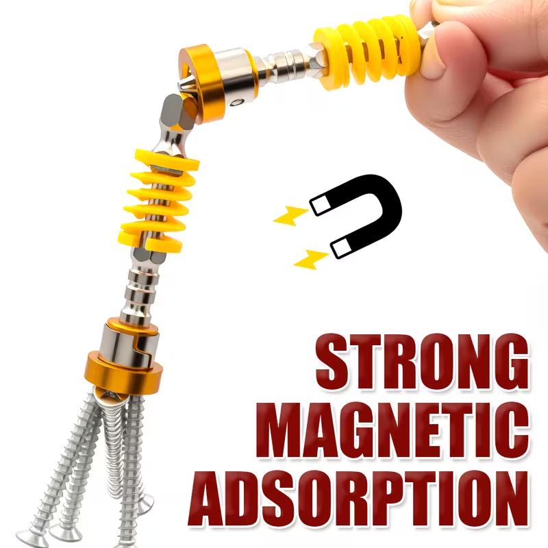 Magnetic Screwdriver Bits Set (Pack of 5) - Spring-Loaded Quick Change Hex Shank Drill Attachment Tool Kits for Electric Drills, Power Tools, Father's Day Gift, Fast Bit Changes, Drill Work Magnetic Screwdriver Bits Set (Pack of 5) - Spring-Loaded Quick Change Hex Shank Drill Attachment Tool Kits for Electric Drills, Power Tools, Father's Day Gift, Fast Bit Changes, Drill Work