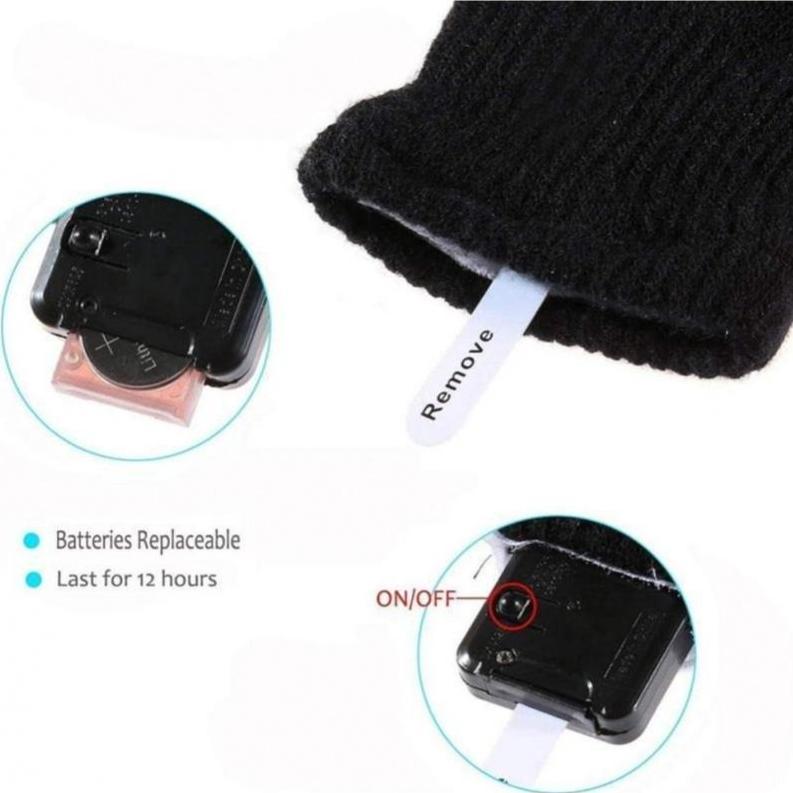 LED Gloving Finger Gloves - Flashing Rave Gear for Parties, Concerts & Nighttime Fun