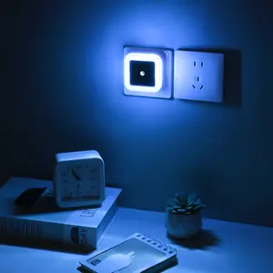Auto On Off Plug in LED Night Light Dusk to Dawn Sensor Warm Glow for Elderly Kids Nursing Parents Bedroom Corridor Stairway Portable Home Night Lamp -YY0