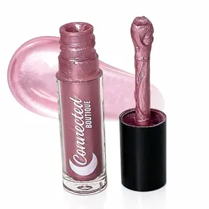 Connected Boutique - Rose- Metallic Baby Pink Long-wear Liquid Lipstick – Transfer‑Proof Matte Makeup Cosmetic