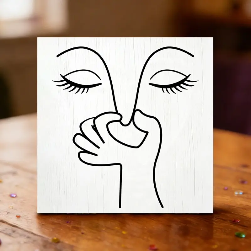 Humorous Bathroom Decor, Nose Pinch Square PVC Ornament, Fun and Unique Bathroom Accessory, Adds a Touch of Humor, Perfect for Home Decor, Bathroom Wall Art, Creative Modern Decoration