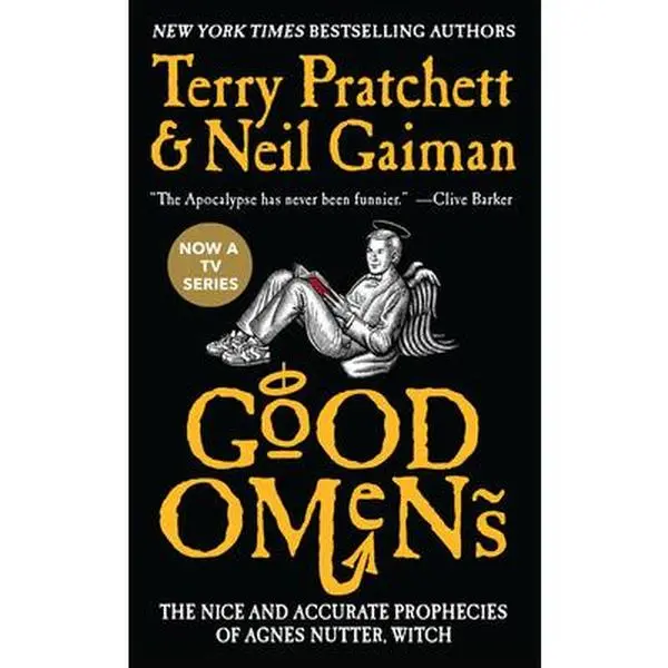 USED Book - Good Omens: The Nice and Accurate Prophecies of Agnes Nutter, Witch by Gaiman, Neil (Mass Market Paperback) - english