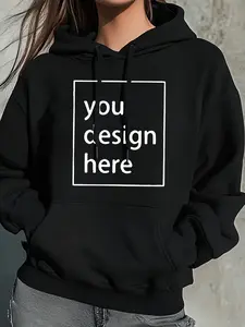Custom Hoodie For Men&Women Personalized Sweatshirt Your Own Design DIY Print Autumn Winter Hoodie