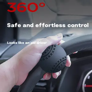 Silicone Steering Wheel Knob (New Generation),Anti-Slip Boat Steering Wheel Knob, Universal for Cars, Trucks, Boat, Tractors wheel booster
