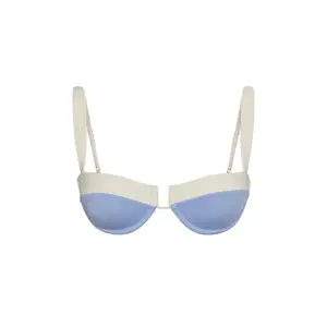 Cala Roja Top - Azure/Ivory