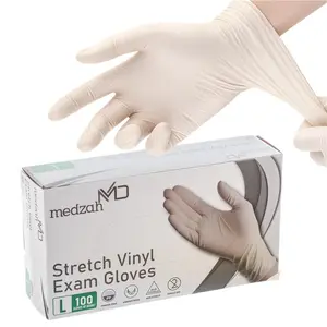 Stretch Vinyl Gloves Cleaning Hand