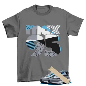 Throwback 95 Shirt to Match A.Max 95 Cool Grey University Blue, shirt to match Sneaker