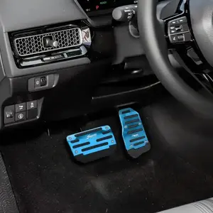 Car Accelerator Brake Pedal, Anti-slip Car Accelerator Brake Pedal Pad, Universal Car Interior Accessories for Automatic Transmission, Non Slip Pedal