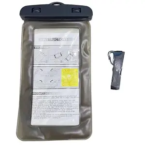 Universal Waterproof Phone Case IPX8 Water Proof Phone Bag with Adjustable Strap Underwater Swimming Snow Rainforest Phone Protector Pouch Cover for CellPhone