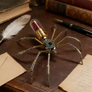 DIY Steam Punk Spider Mechanical Insect Model Kit, High Difficulty Handmade Craft, Home Decoration, Perfect Gift for Boyfriend, Birthday, Christmas