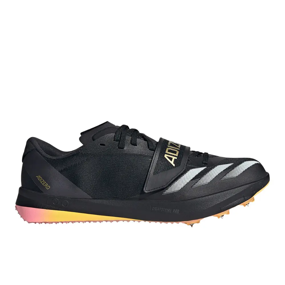 adidas Mens Adizero TjPv And Field Running Sneakers Shoes - Black