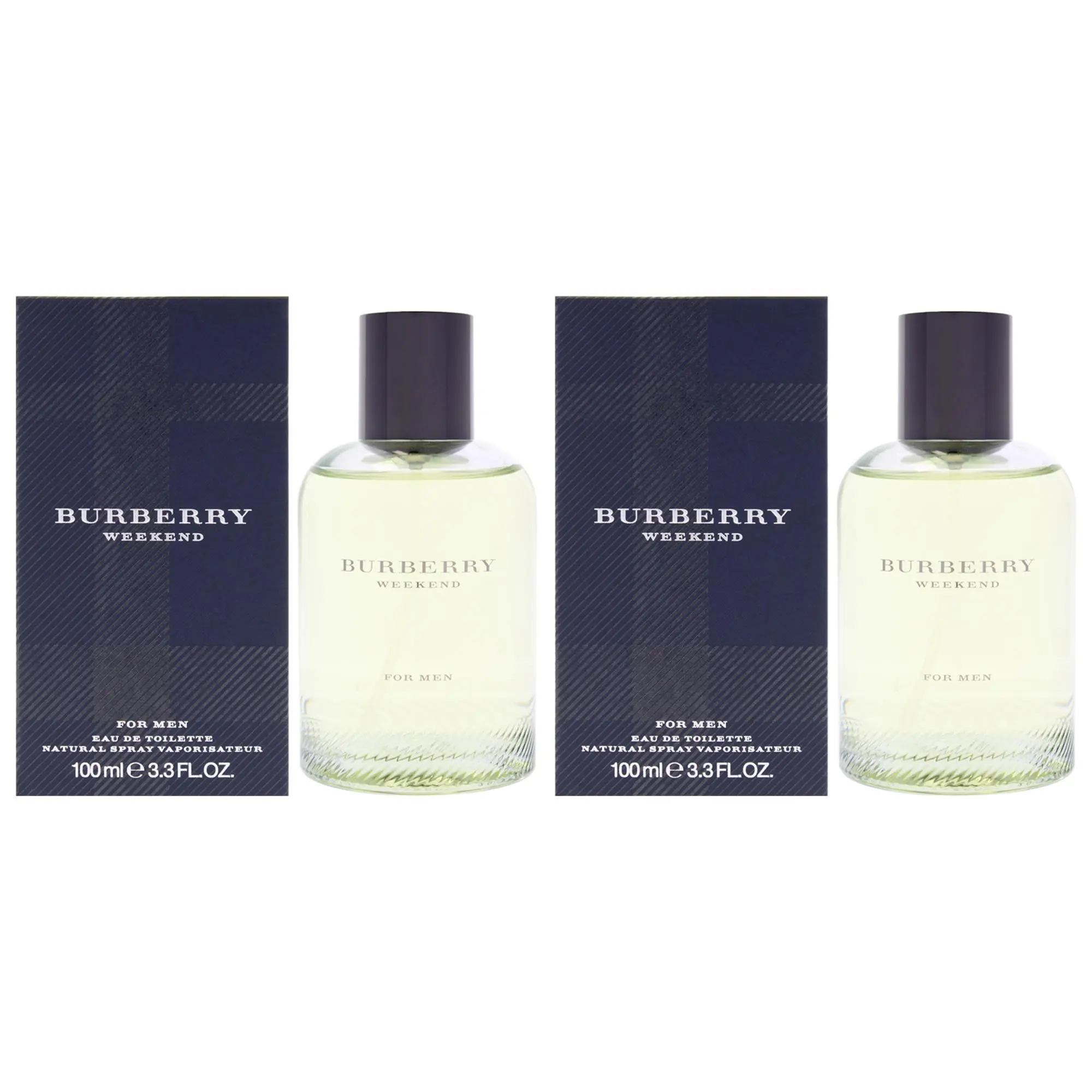 Burberry Weekend by Burberry for Men - 3.3 oz EDT Spray - Pack of 2