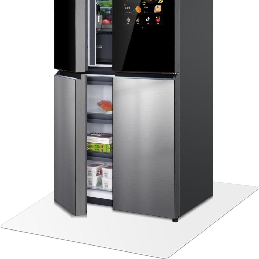 Transparent crystal white PVC floor mat, thickness 1.5mm, highly flexible, waterproof, oil-resistant, heat-resistant, stain-resistant, tear-resistant, suitable for office chair mats, dining table floor mats, and living room floor protectors