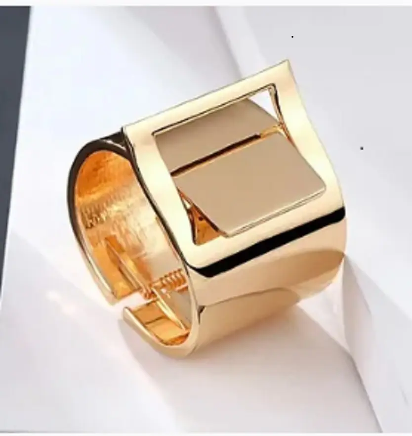 SKS Gold  Wide Belt Buckle Bracelet