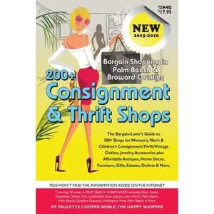 USED-Bargain Shopping in Palm Beach & Broward Counties by Paulette Cooper Noble (Paperback)