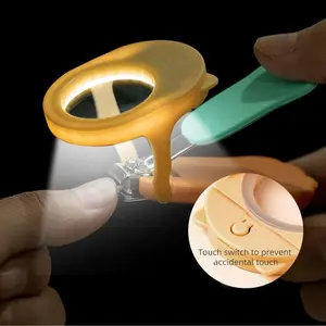 3-in-1 Nail Clippers with Magnifier and LED Light