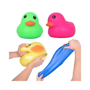Jumbo Squeezy Ducks Fun Stress Relief Toys for Relaxation and Play in Bright Colors Perfect for Playtime and Stress Relief