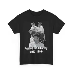 Fighting the Oligarchy Unisex Tee, Vintage Graphic T-Shirt for Activists, Unique Protest Shirt, Gift for Political Enthusiasts, Casual Wear