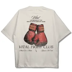 Oversized Pump Cover T-Shirt - Beige VFC CUC