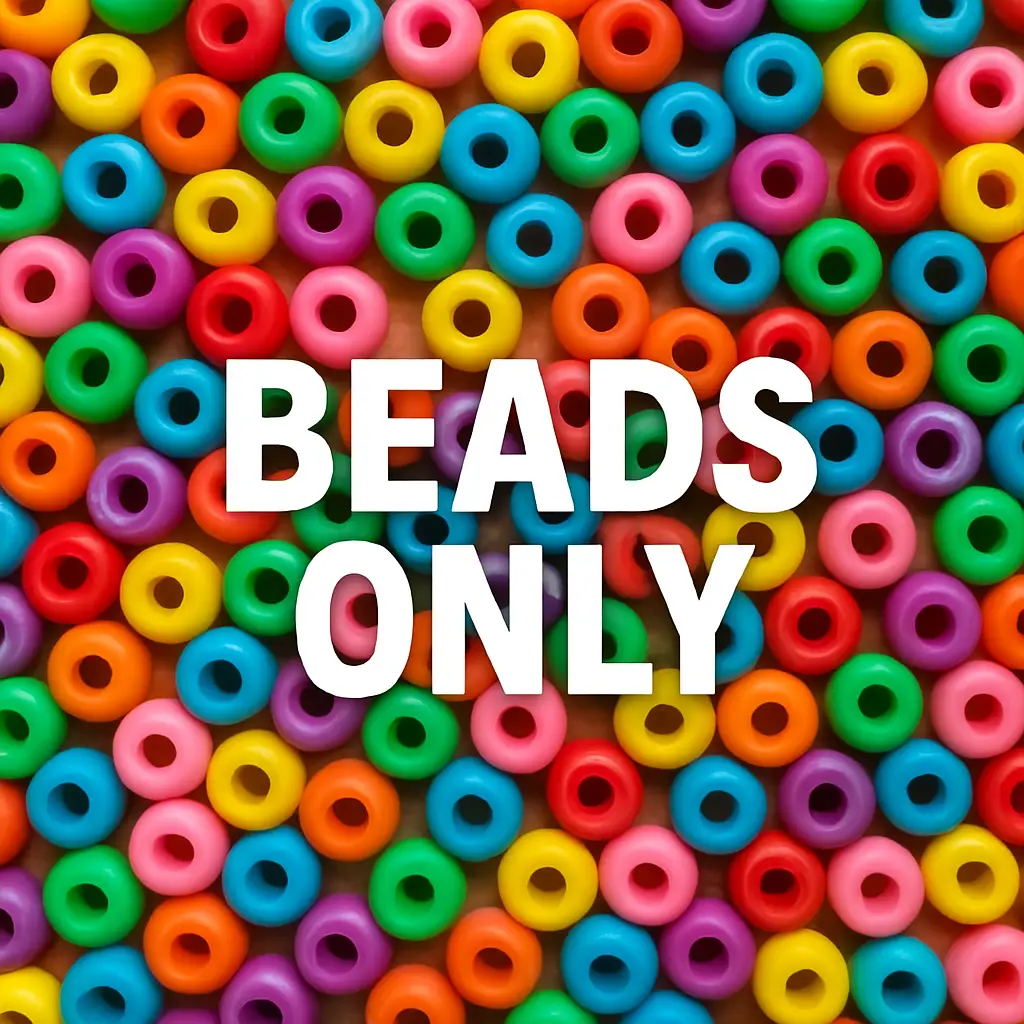 BEADS ONLY BADGE REEL- NO FACEPLATE INCLUDED-PER PC