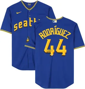 Julio Rodriguez Seattle Mariners Autographed City Connect Nike Replica Jersey - Fanatics Authentic Certified