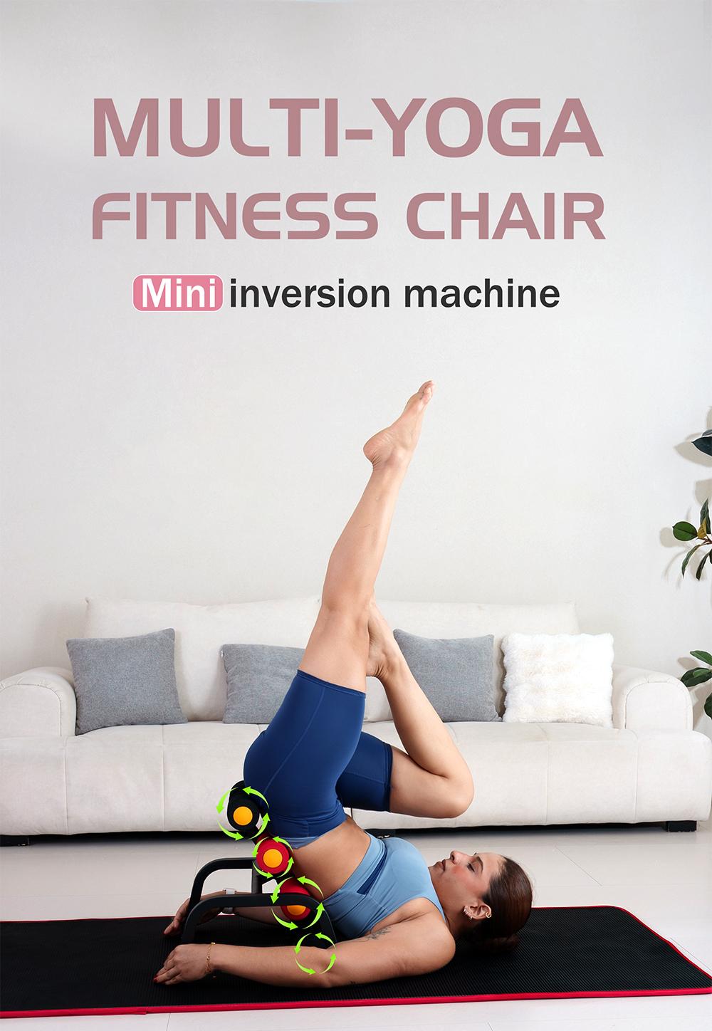 Magic BB Beginner-Friendly Mini Inversion Table Back Stretcher, Easy Inversion Workout Machine for Daily Stretch & Relaxation, Fitness Equipment for Home Gym, Total Body Workout Equipment for Adults
