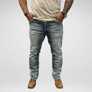 Men's Rock in L.A. Slim Straight Boot Denim (R-368)