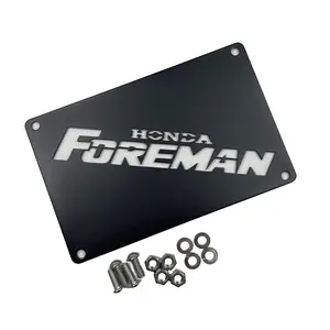 Honda Foreman warning label delete plate