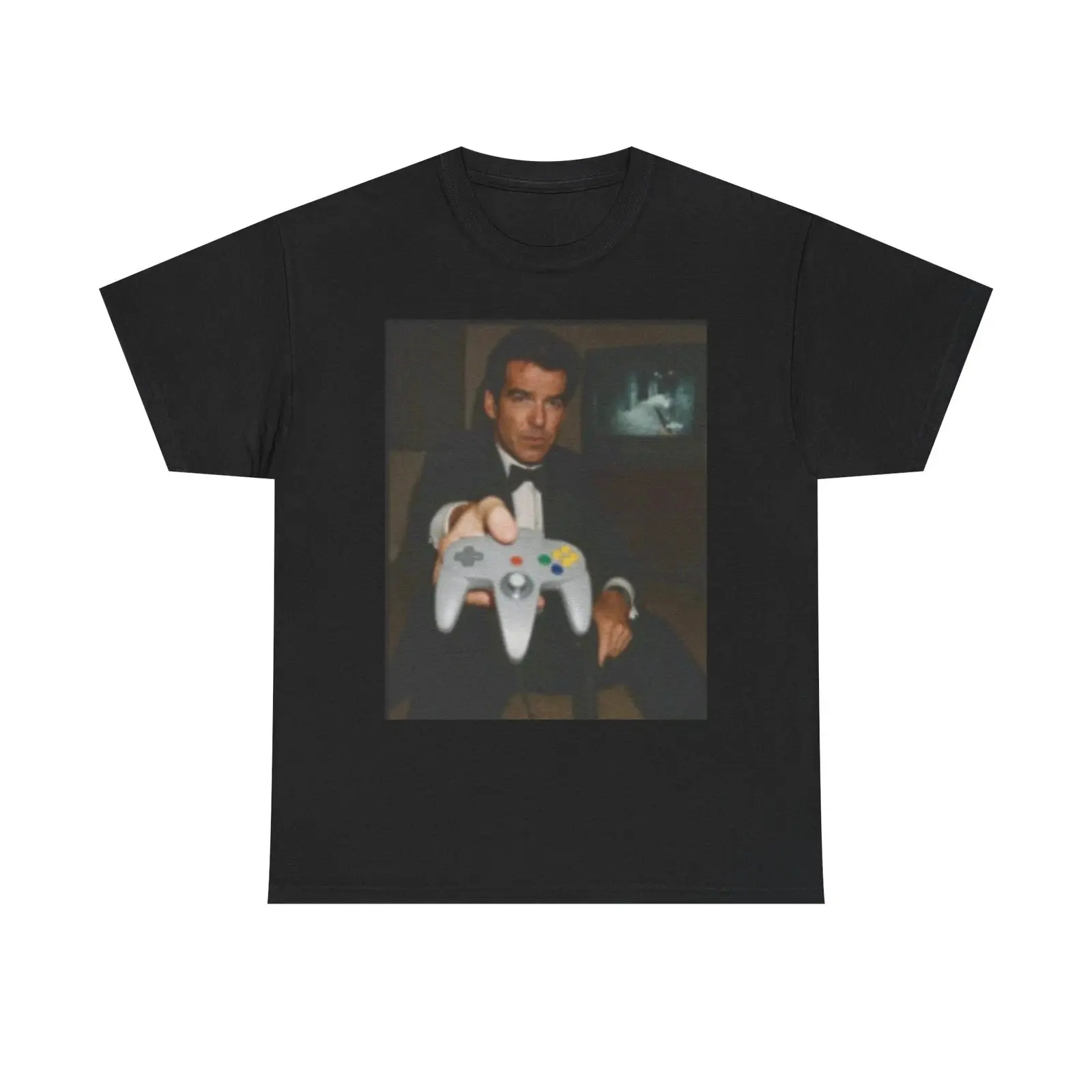 James Bond Goldeneye Vintage Graphic T Shirt Unisex Heavy Cotton Tee Gaming 90s