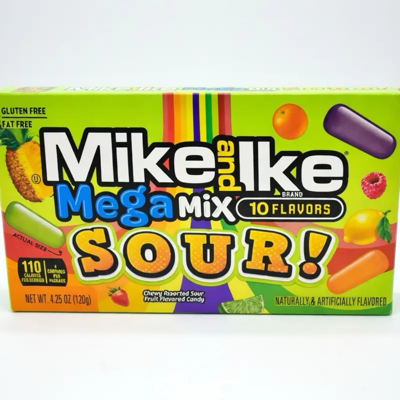 Mike and Ike Sweet Candies - Flavorful Snack, 4.25 oz