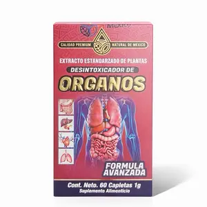 Organos Detox Herbal Supplement – Advanced Formula | Standardized Plant Extract | 60 Caplets (1g Each)