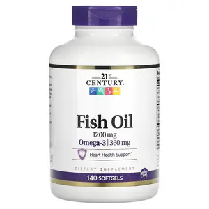 21st Century Fish Oil, 1,200 mg, 140 Softgels