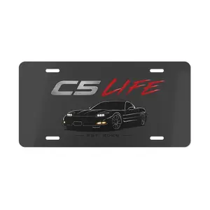 C5 LIFE LICENSE PLATE FRONT VIEW