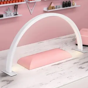 Half Moon Shape Desktop Nail Art USB Lamp, Adjustable Brightness, Suitable for Bedside Table, Reading Light, Bedroom Nightlight