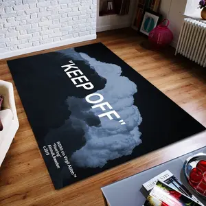 Keep Off Rug, Keep Off Clouds Rug, Traditional Abstract Rug, Custom Rug, Home Decor Rug, Modern Rug, Non slip Rug, Popular Rug, Area Rug