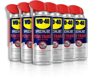 WD-40 Specialist Penetrant with SMART STRAW SPRAYS 2 WAYS, 11 OZ- 6-Pack