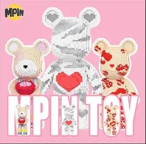 【Valentine's Day】Bear Building Block,MPIN building block, Bear Toys,Birthday Gift,Festival gift,building sets,Educational Building Blocks,Trend Decoration,Cool,Brick,Family Bonding,BlackFriday,Christmas