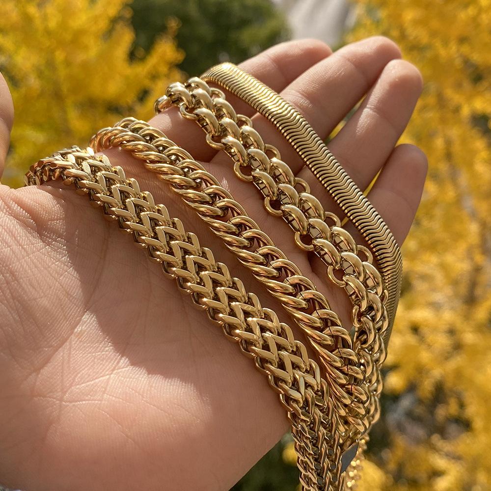 Luxury Stainless Steel Electroplated Bracelet | Minimalist Stack Bracelet | Tarnish Free Simple Style Bracelet