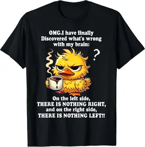 OMG, I have finally discovered what's wrong with my brain T-Shirt summer graphic tees