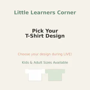 Pick Your Design LIVE T-Shirt | Custom Tees (Kids & Adult Sizes)