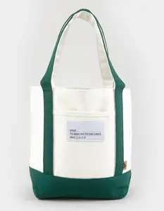 ADIDAS Mini Canvas Court 2 Tote Bag, Green Combo