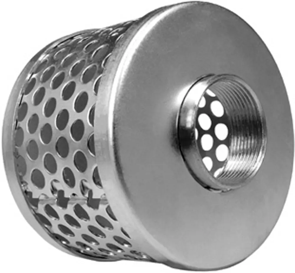 212 MAIN 2 in. FPT Steel Strainer - FPT Threads, Round Shape, Round Hole Design, Standard Pipe Compatible Household Appliance Part