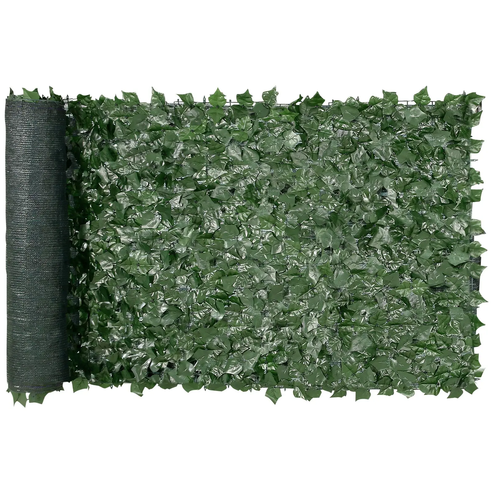 VEVOR 39x98 in Artificial Ivy Privacy Fence, Green Wall Screen with Mesh Cloth Backing & Strengthened Joints, Faux Hedge Vine Leaf Decoration for Outdoor Garden, Yard, Balcony, 39 X 98 In