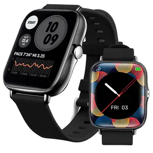 Smartwatch Wireless Calling Large Touchscreen Unisex Sports Watch Custom Wallpaper Music Control Compatible iOS Android